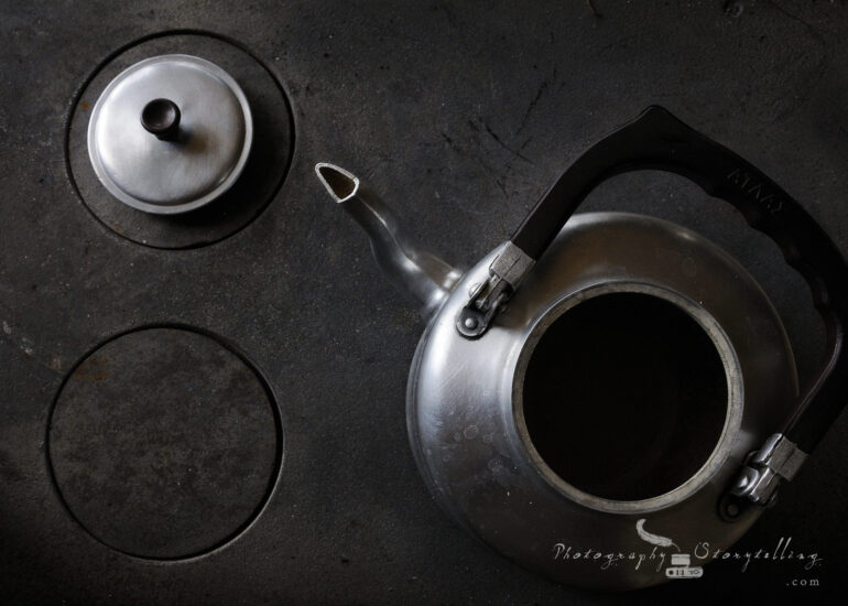 Warm tea in a winter's day