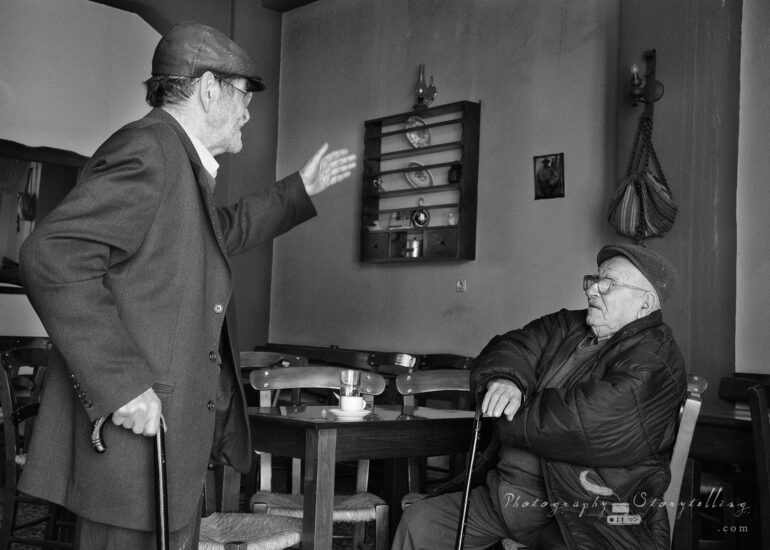 engrossed in their discussion